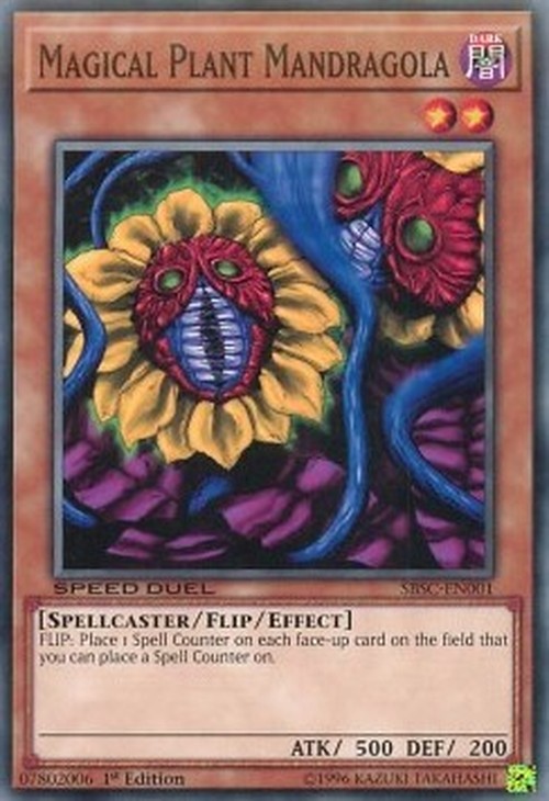 Yu-Gi-Oh! SBSC Magical Plant Mandragola