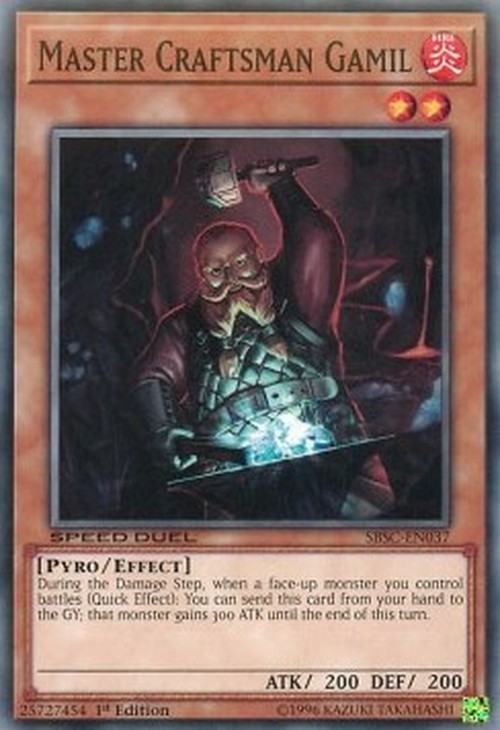 Yu-Gi-Oh! SBSC Master Craftsman Gamil