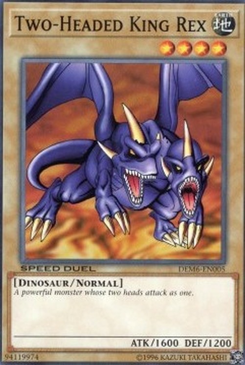 Yu-Gi-Oh! DEM6 Two-Headed King Rex
