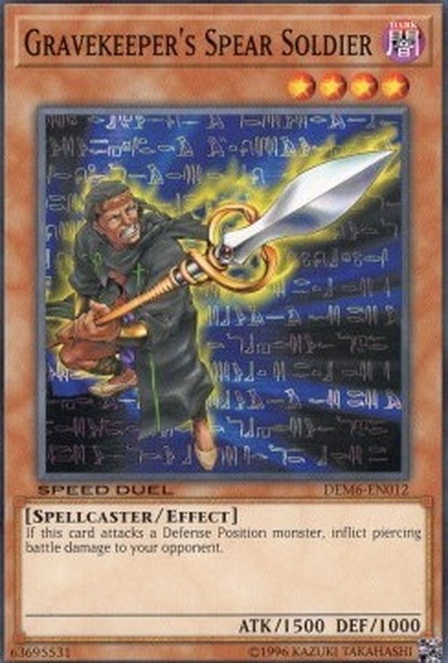 Yu-Gi-Oh! DEM6 Gravekeeper's Spear Soldier