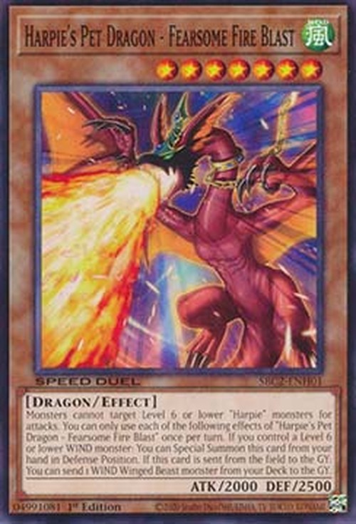 Yu-Gi-Oh! SBC2 Harpie's Pet Dragon - Fearsome Fire Blast