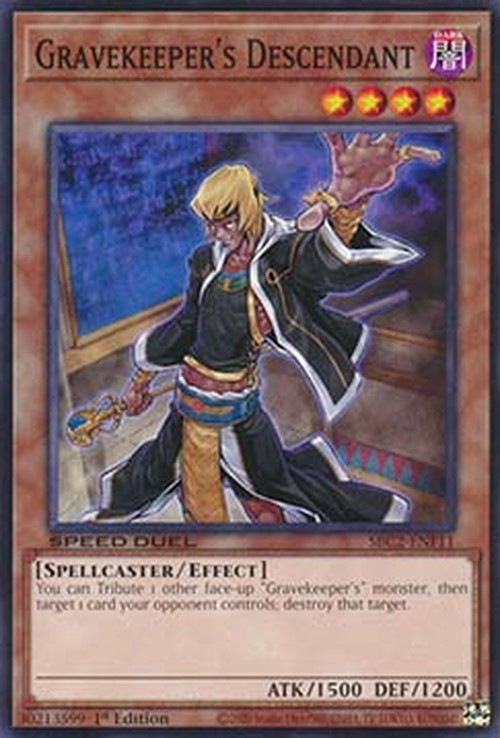 Yu-Gi-Oh! SBC2 Gravekeeper's Descendant (V.1 - Common)