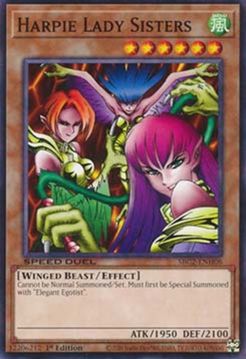 Yu-Gi-Oh! SBC2 Harpie Lady Sisters