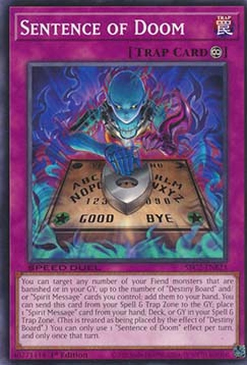 Yu-Gi-Oh! SBC2 Sentence of Doom