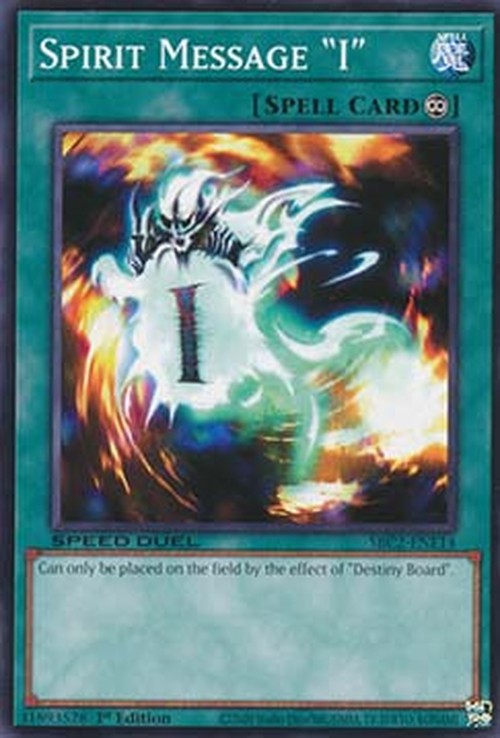 Yu-Gi-Oh! SBC2 Spirit Message "I"