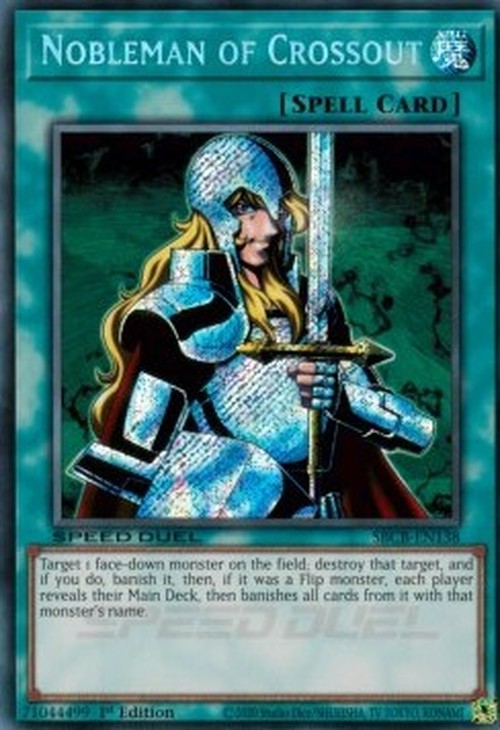 Yu-Gi-Oh! SBCB Nobleman of Crossout (V.2 - Secret Rare)