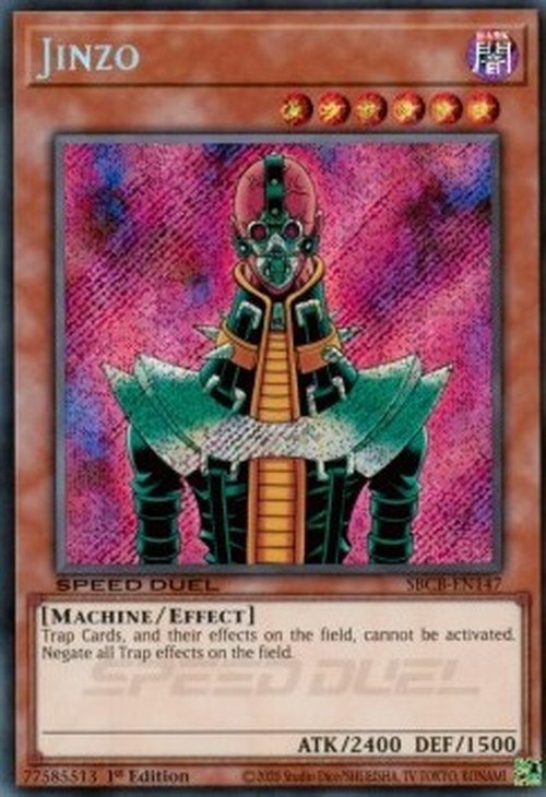 Yu-Gi-Oh! SBCB Jinzo (V.2 - Secret Rare)