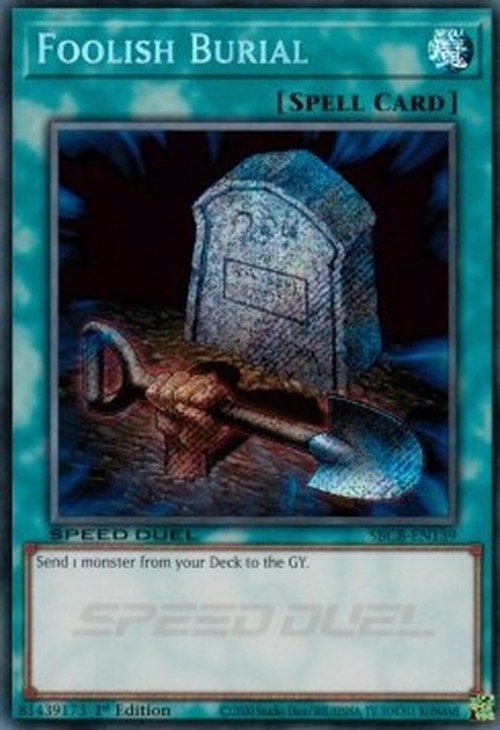Yu-Gi-Oh! SBCB Foolish Burial (V.2 - Secret Rare)