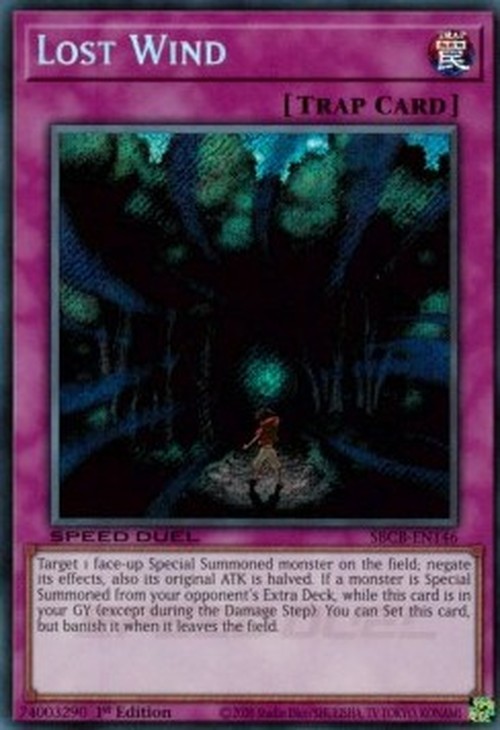 Yu-Gi-Oh! SBCB Lost Wind (V.2 - Secret Rare)