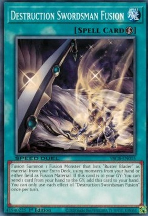 Yu-Gi-Oh! SBCB Destruction Swordsman Fusion