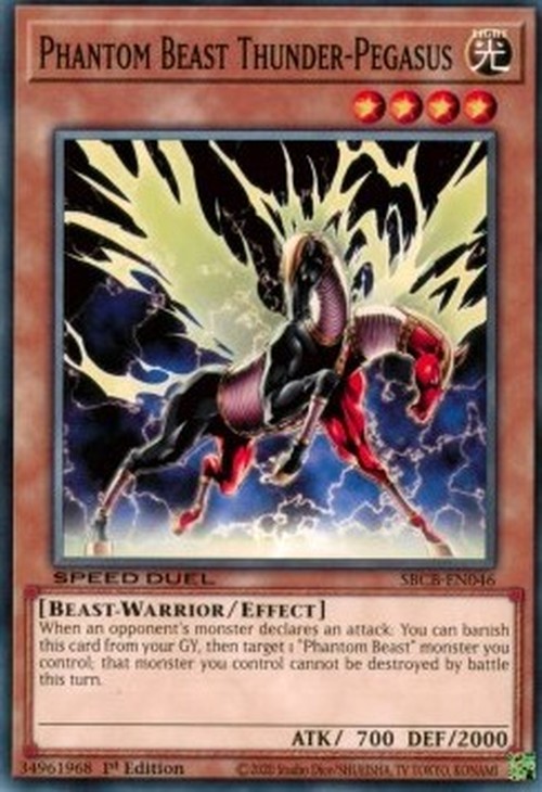 Yu-Gi-Oh! SBCB Phantom Beast Thunder-Pegasus