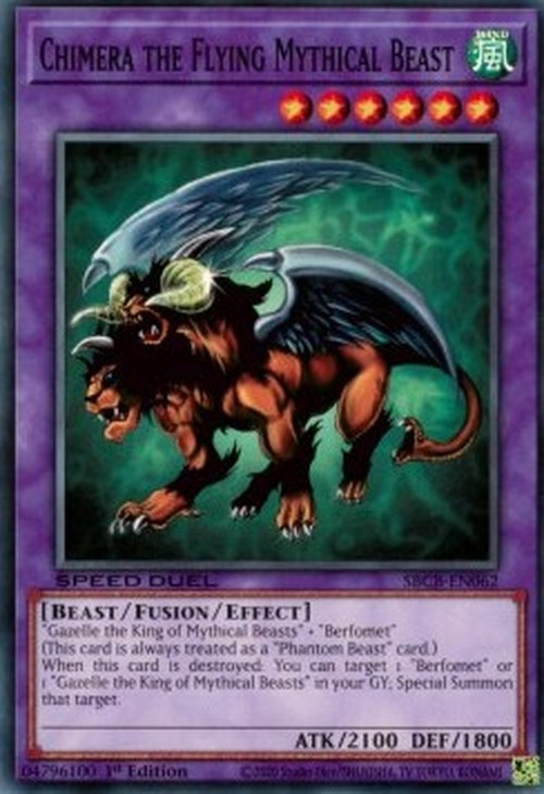 Yu-Gi-Oh! SBCB Chimera the Flying Mythical Beast
