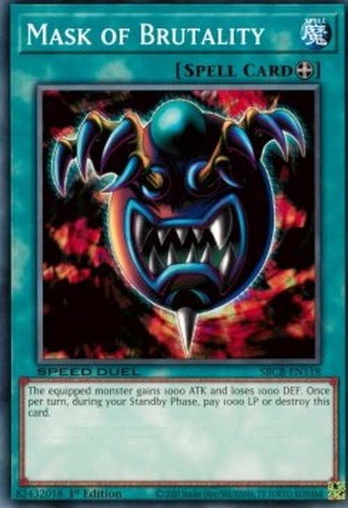 Yu-Gi-Oh! SBCB Mask of Brutality