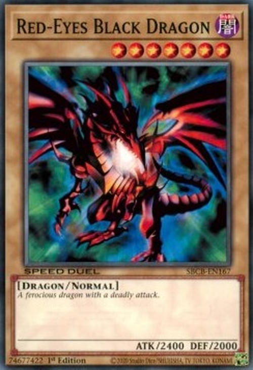 Yu-Gi-Oh! SBCB Red-Eyes Black Dragon (V.1 - Common)