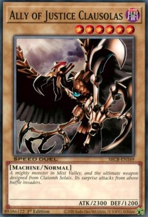Yu-Gi-Oh! SBCB Ally of Justice Clausolas