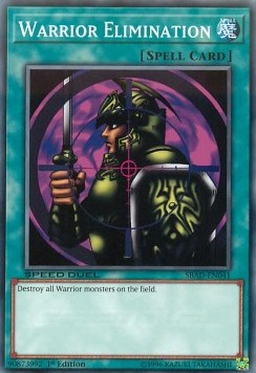 Yu-Gi-Oh! SBAD Warrior Elimination