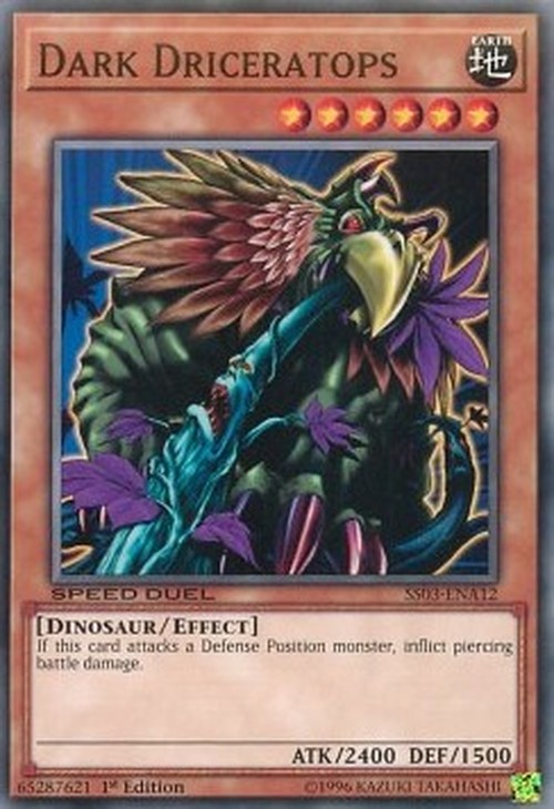 Yu-Gi-Oh! SS03 Dark Driceratops