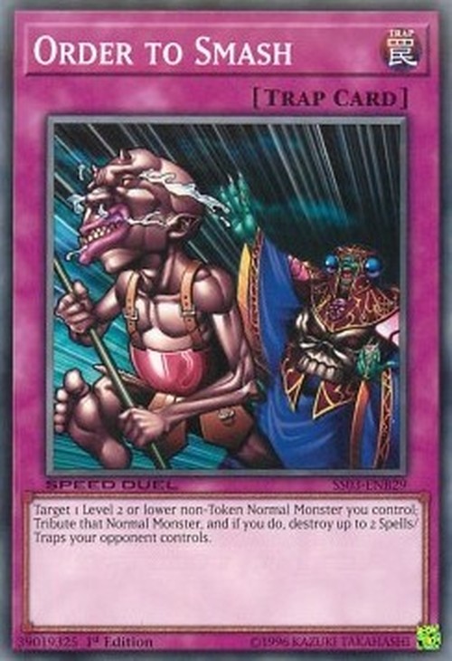 Yu-Gi-Oh! SS03 Beställning to Smash