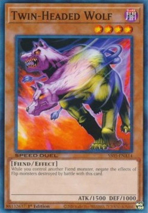 Yu-Gi-Oh! SS05 Twin-Headed Wolf