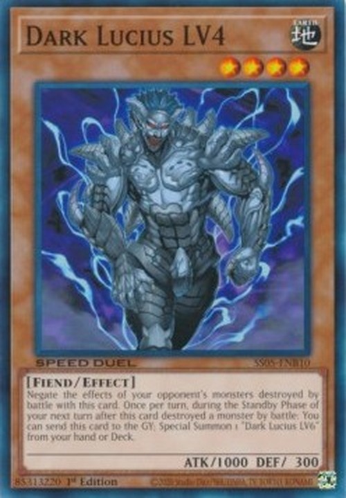 Yu-Gi-Oh! SS05 Dark Lucius LV4