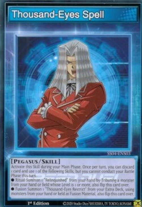 Yu-Gi-Oh! SS04 Thousand-Eyes Spell (Skill)