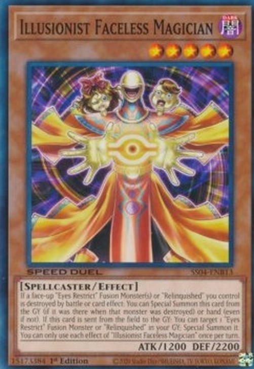 Yu-Gi-Oh! SS04 Illusionist Faceless Magician