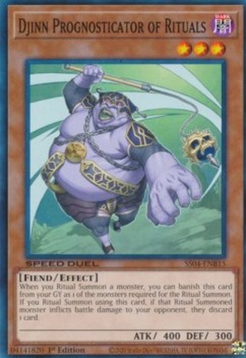 Yu-Gi-Oh! SS04 Djinn Prognosticator of Rituals