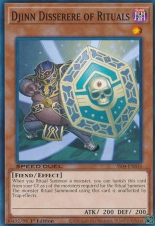 Yu-Gi-Oh! SS04 Djinn Disserere of Rituals