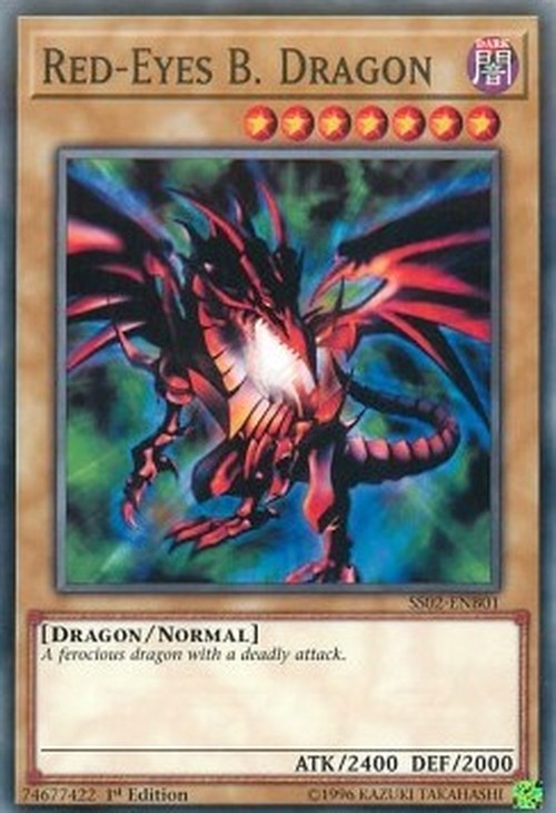 Yu-Gi-Oh! SS02 Red-Eyes Black Dragon