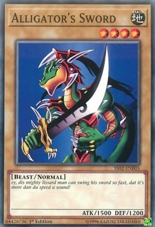 Yu-Gi-Oh! SS02 Alligator's Sword