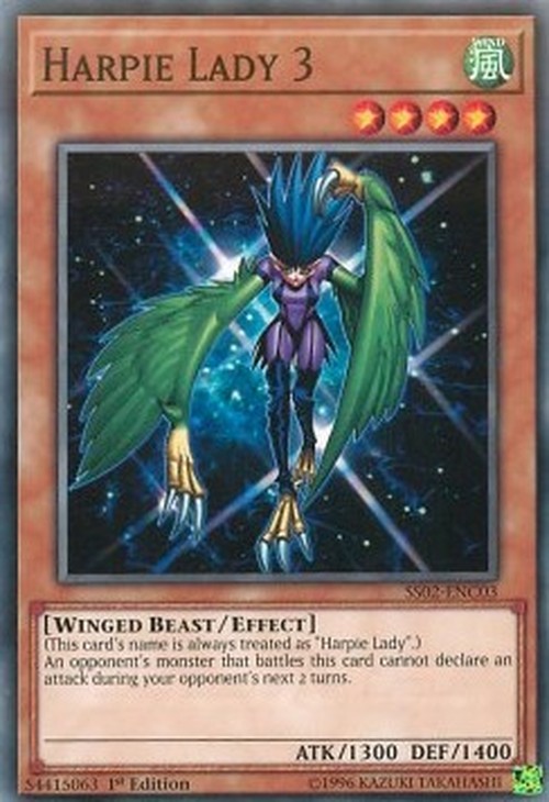 Yu-Gi-Oh! SS02 Harpie Lady 3