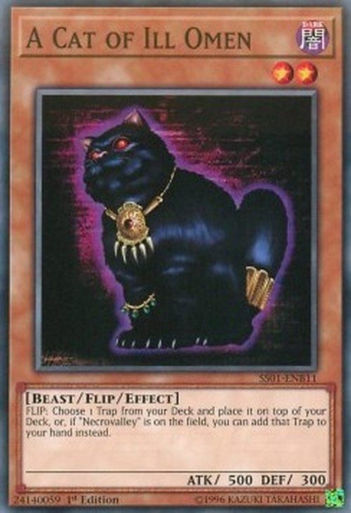 Yu-Gi-Oh! SS01 A Cat of Ill Omen