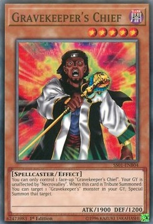 Yu-Gi-Oh! SS01 Gravekeeper's Chief