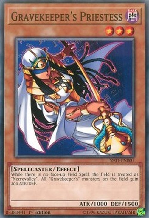 Yu-Gi-Oh! SS01 Gravekeeper's Priestess