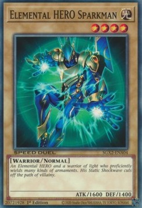Yu-Gi-Oh! SGX2 Elemental HERO Sparkman
