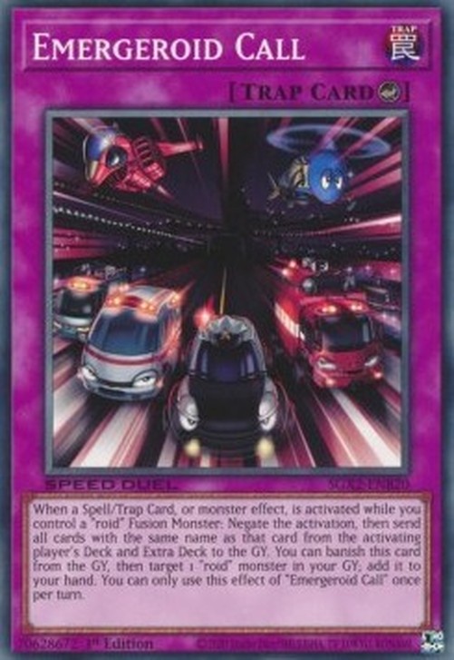 Yu-Gi-Oh! SGX2 Emergeroid Call