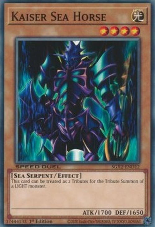 Yu-Gi-Oh! SGX2 Kaiser Sea Horse