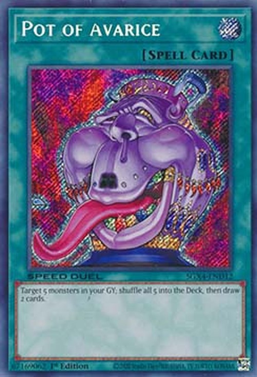 Yu-Gi-Oh! SGX4 Pot of Avarice (V.2 - Secret Rare)