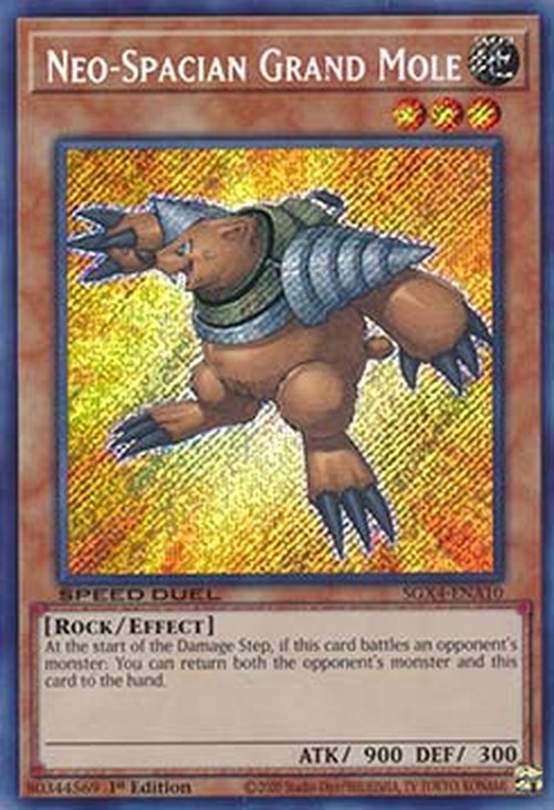 Yu-Gi-Oh! SGX4 Neo-Spacian Grand Mole (V.2 - Secret Rare)