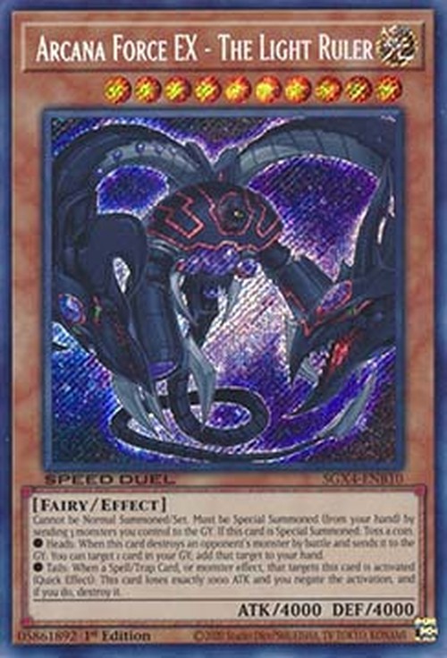 Yu-Gi-Oh! SGX4 Arcana Force EX - The Light Ruler (V.2 - Secret Rare)
