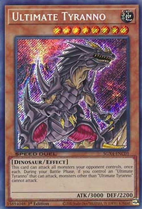 Yu-Gi-Oh! SGX4 Ultimate Tyranno (V.2 - Secret Rare)