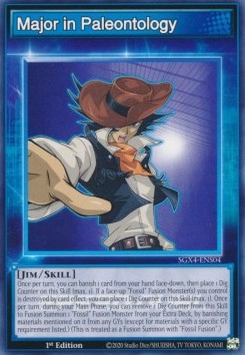 Yu-Gi-Oh! SGX4 Major in Paleontology (Skill)