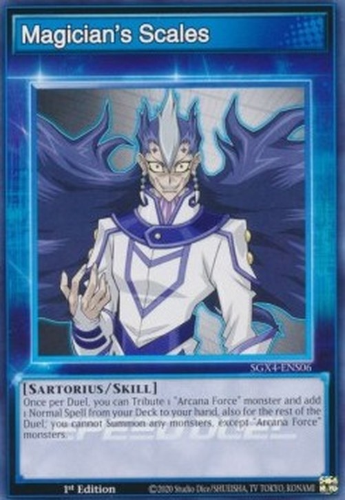 Yu-Gi-Oh! SGX4 Magician's Scales (Skill)