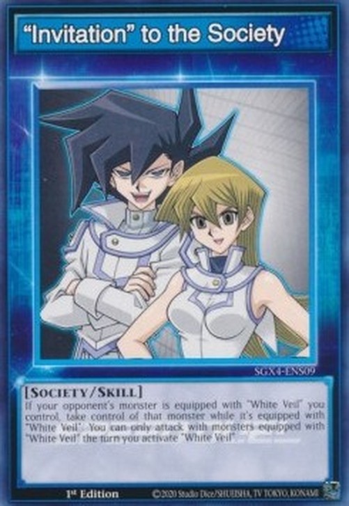 Yu-Gi-Oh! SGX4 "Invitation" to the Society (Skill)