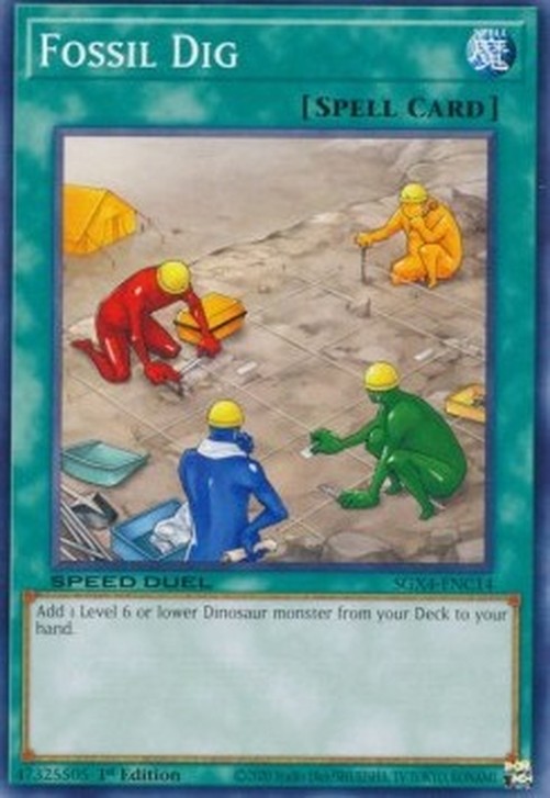 Yu-Gi-Oh! SGX4 Fossil Dig (V.1 - Common)