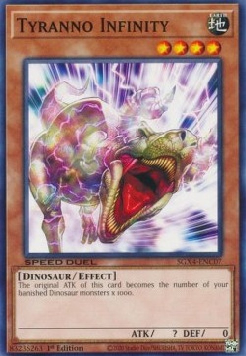 Yu-Gi-Oh! SGX4 Tyranno Infinity