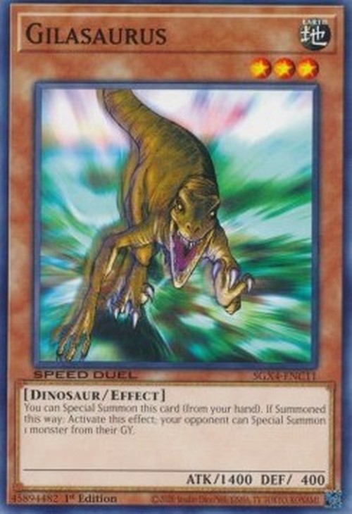Yu-Gi-Oh! SGX4 Gilasaurus