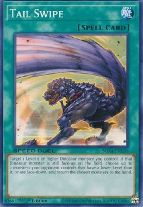 Yu-Gi-Oh! SGX4 Tail Swipe