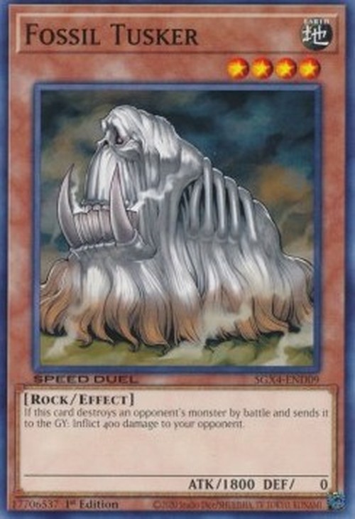 Yu-Gi-Oh! SGX4 Fossil Tusker