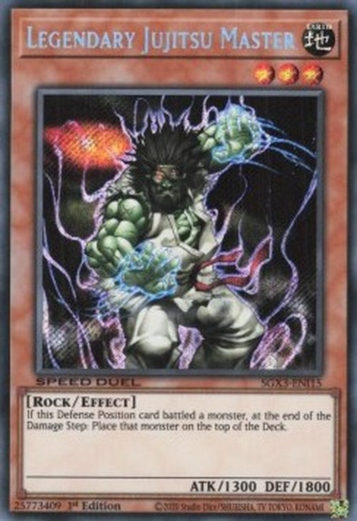 Yu-Gi-Oh! SGX3 Legendary Jujitsu Master (V.2 - Secret Rare)